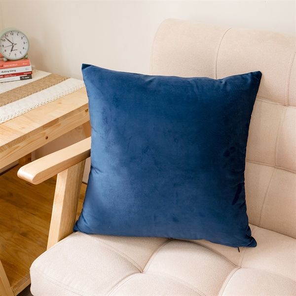 Vỏ Gối Tựa Lưng Sofa Nhung Trơn Màu Sắc Hiện Đại