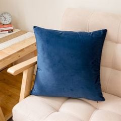 Vỏ Gối Tựa Lưng Sofa Nhung Trơn Màu Sắc Hiện Đại