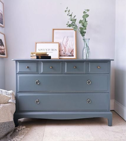 Tủ Sideboard Minstrel Xám Vintage