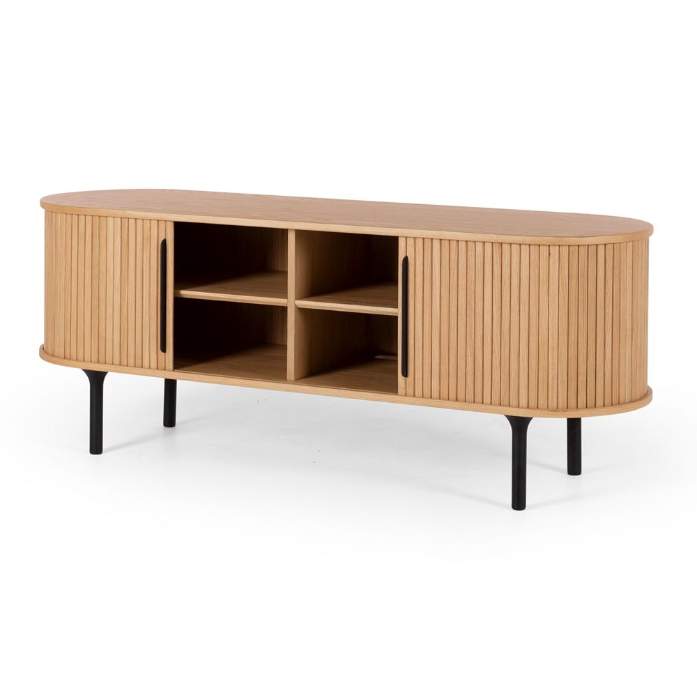 Tủ Sideboard Sọc Nomi Gỗ Tần Bì Tự Nhiên
