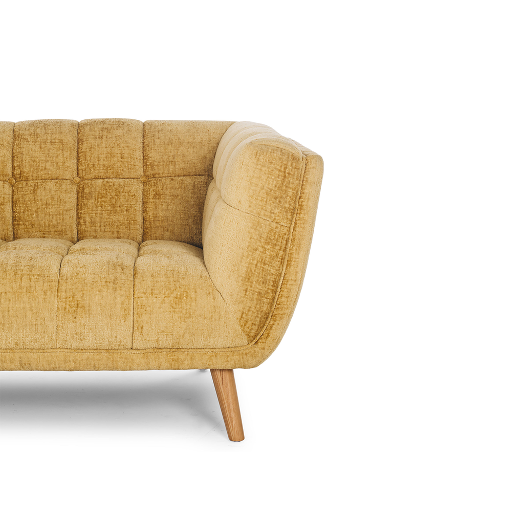 Ghế Sofa Dài Phòng Khách Dijon Yellow