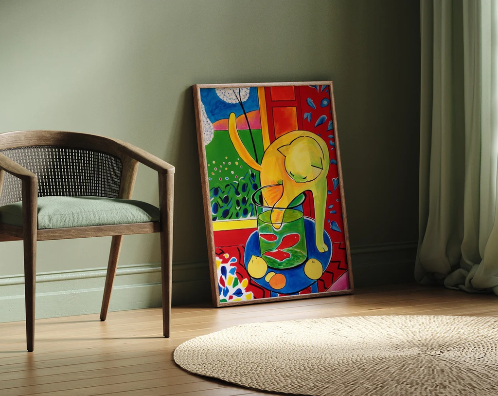 Tranh Treo Tường Henri Matisse The Cat With Red Fish
