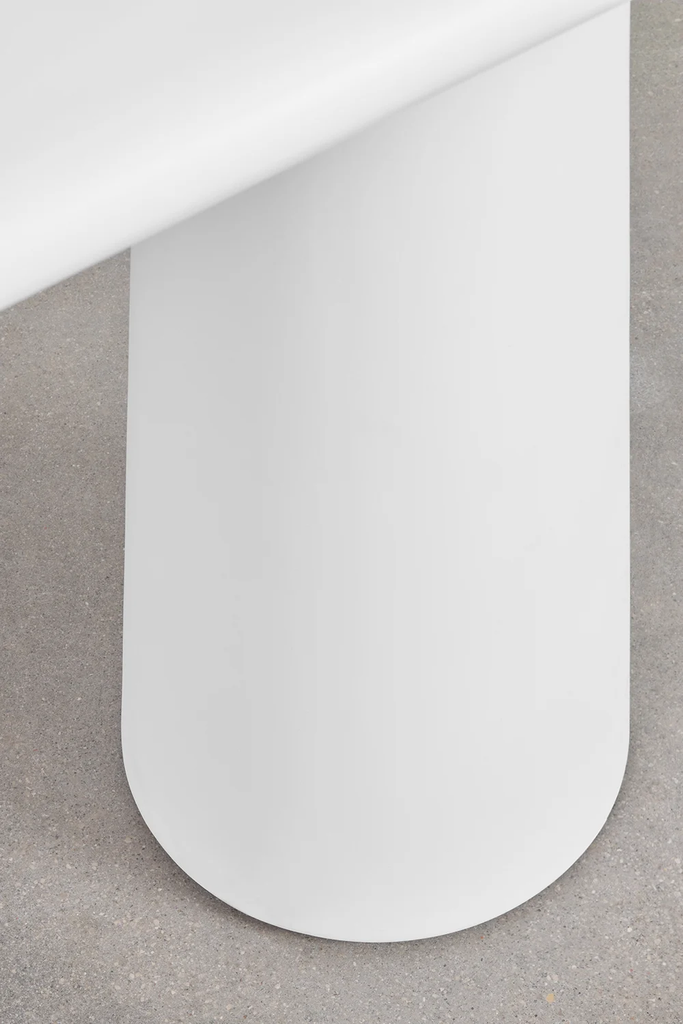 Bàn Console Gợn Sóng 2 Chân Trụ Lớn