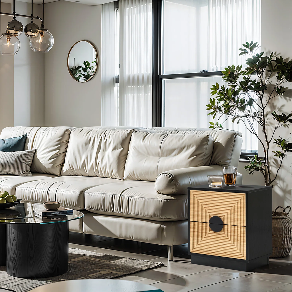 Tủ Đầu Giường Hình Khối Hình Học