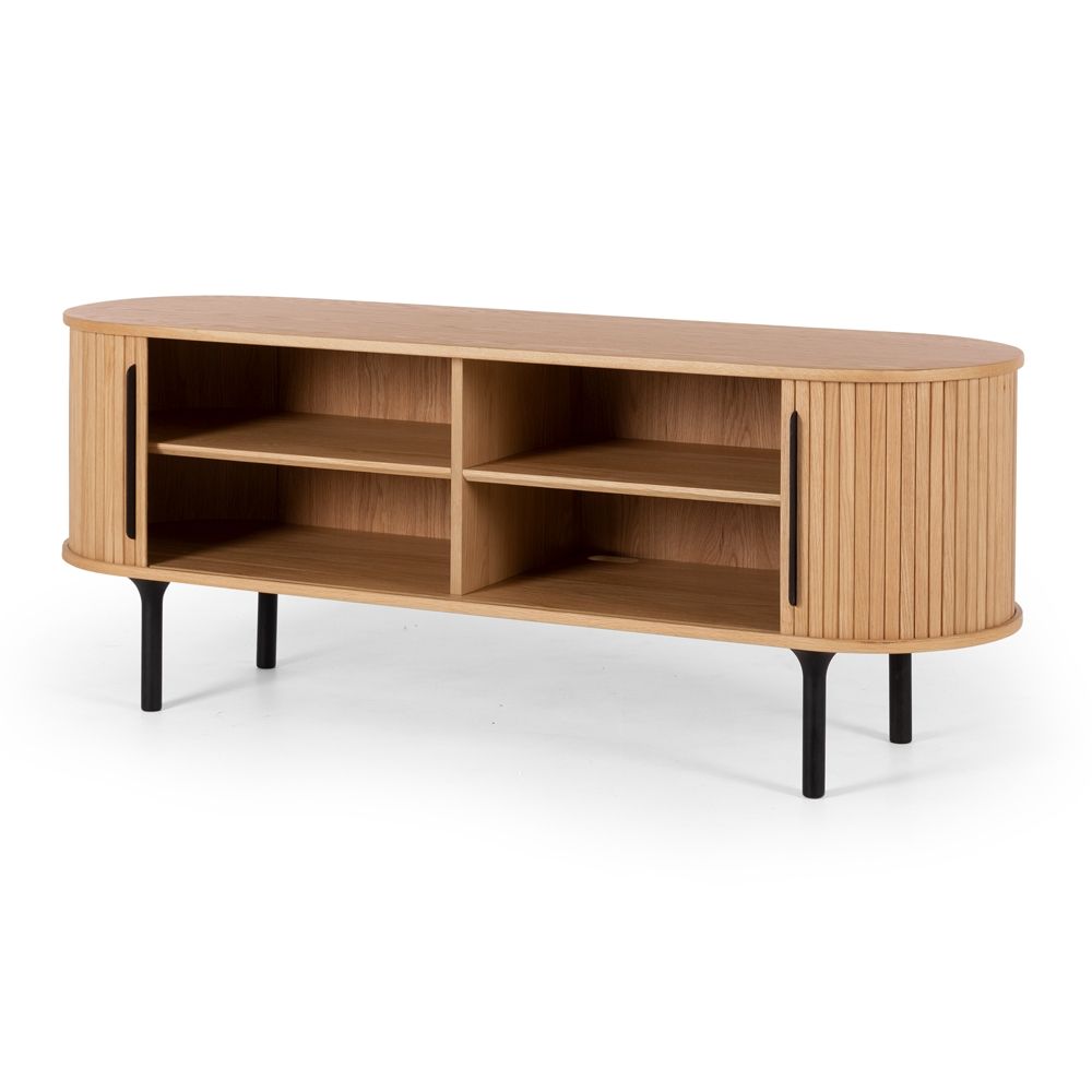 Tủ Sideboard Sọc Nomi Gỗ Tần Bì Tự Nhiên