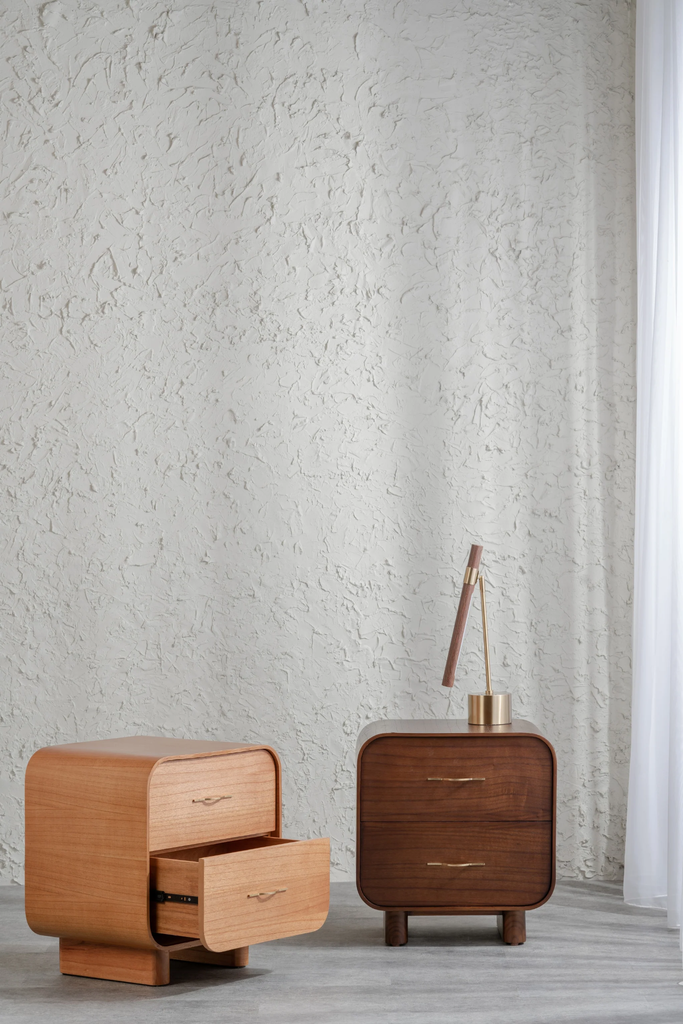 Tủ Đầu Giường Vintage Tối Giản Phong Cách Ý