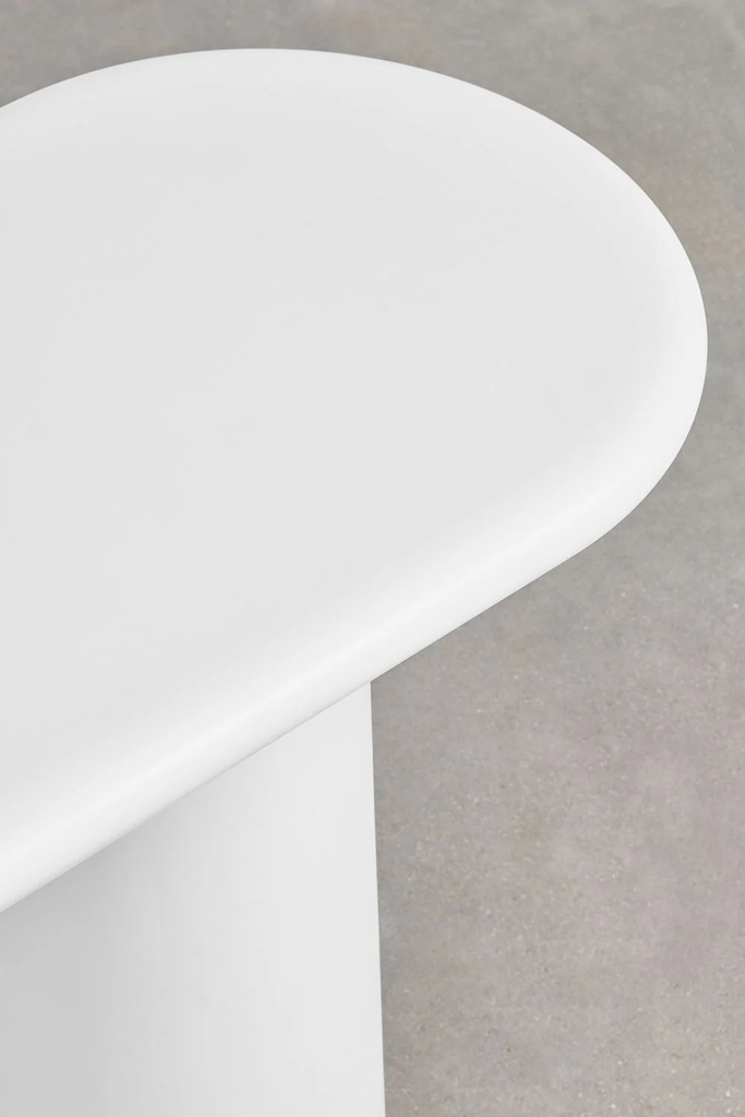 Bàn Console Gợn Sóng 2 Chân Trụ Lớn