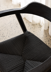 Ghế Ăn Gỗ Tần Bì Đan Dây Giấy Bilbo