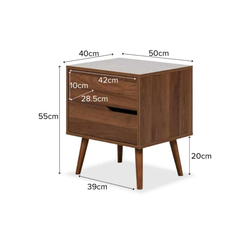 Tủ Đầu Giường Gỗ Phong Cách Mộc Nhật Bản