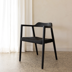 Ghế Ăn Gỗ Tần Bì Đan Dây Giấy Bilbo