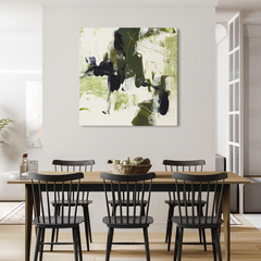 Tranh Trừu Tượng Olive Green Painting Đương Đại