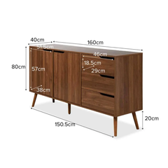 Tủ Console Decor Phong Cách Mộc Tối Giản