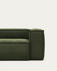Ghế Sofa Băng Dài Đơn Giản Nhung Tăm Phối Gối Tựa Vuông