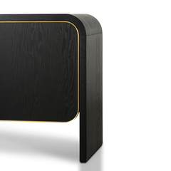 Tủ Console Hiện Đại Phong Cách Đơn Giản Viền Vàng
