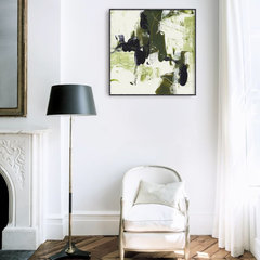 Tranh Trừu Tượng Olive Green Painting Đương Đại