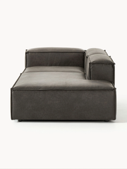 Ghế Sofa Lounge Nhung Tăm Băng Dài