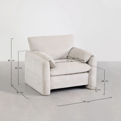Ghế Armchair Thư Giãn Serra