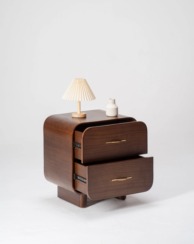 Tủ Đầu Giường Vintage Tối Giản Phong Cách Ý