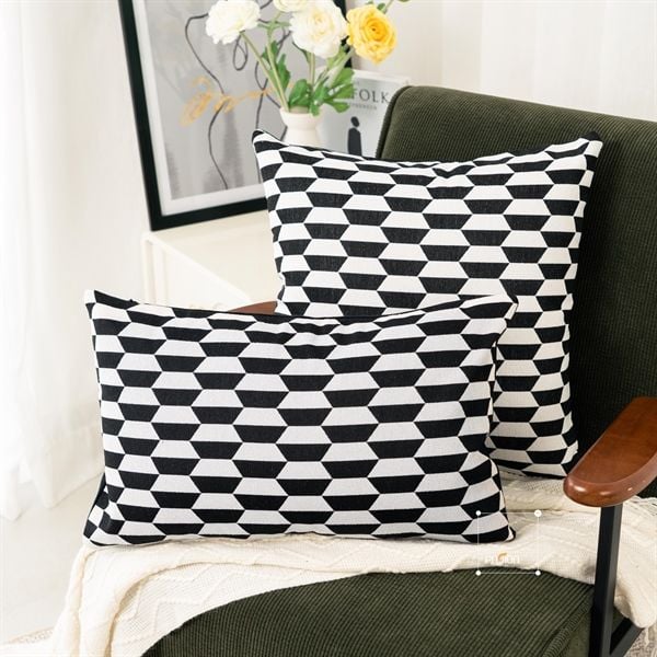 Set Vỏ Gối Tựa Lưng Phối Mẫu Phong Cách Hiện Đại 11