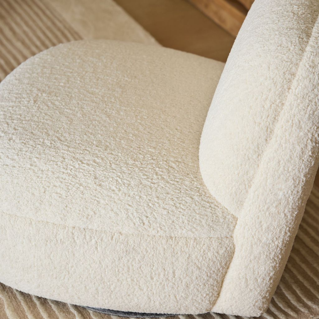 Ghế Đơn Armchair Lông Cừu Rubik