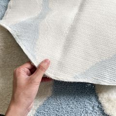 Thảm Lau Chân Dệt Lông Siêu Thấm Decor Các Vị Trí Trong Nhà Xanh Đám Mây