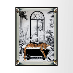 Tranh Treo Tường Tropical Leopard Sang Trọng