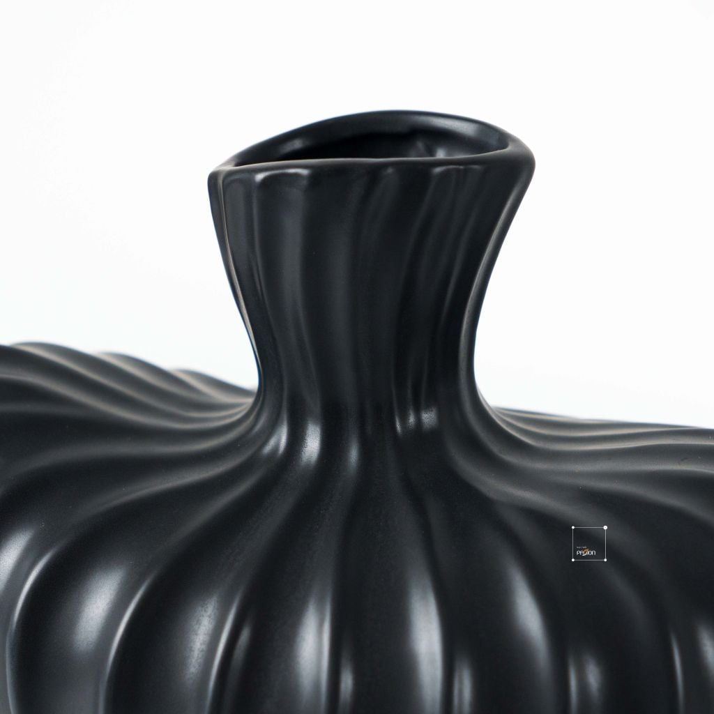 Bình Hoa Gốm Hình Bầu Kiểu Pháp Sang Trọng