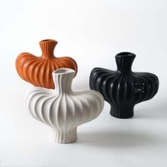 Bình Hoa Gốm Hình Bầu Kiểu Pháp Sang Trọng