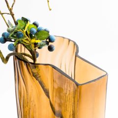 Bình Hoa Thủy Tinh Gợn Sóng Sáng Tạo