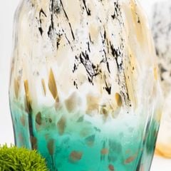 Bình Hoa Thủy Tinh Phối Nhũ Màu Sang Trọng