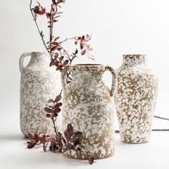 Bình Hoa Trang Trí Gốm Sứ Phong Cách Wabi Sabi