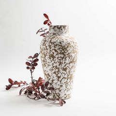 Bình Hoa Trang Trí Gốm Sứ Phong Cách Wabi Sabi