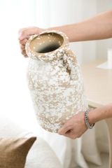 Bình Hoa Trang Trí Gốm Sứ Phong Cách Wabi Sabi