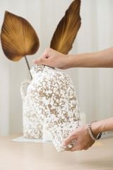 Bình Hoa Trang Trí Gốm Sứ Phong Cách Wabi Sabi