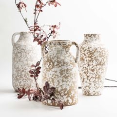 Bình Hoa Trang Trí Gốm Sứ Phong Cách Wabi Sabi