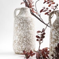 Bình Hoa Trang Trí Gốm Sứ Phong Cách Wabi Sabi