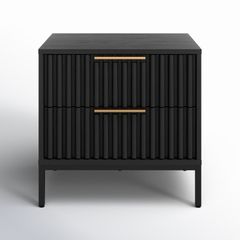 Tủ Đầu Giường 2 Ngăn Sọc Tối Giản