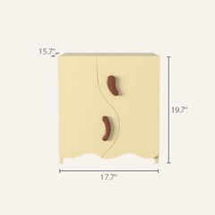 Tủ Đầu Giường Gợn Sóng Curvy Chic