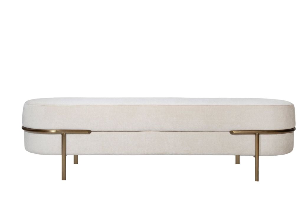 Ghế Bench Dài Chân Sắt Thira