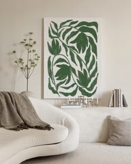 Tranh Treo Tường Green Botanical Abstract