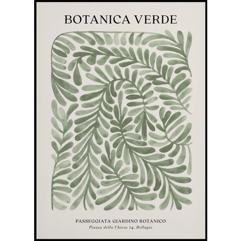 Tranh Treo Tường Botanica Verde Boho