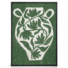 Tranh Treo Tường Green Botanical Vase La Mela Van Gogh