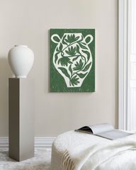 Tranh Treo Tường Green Botanical Vase La Mela Van Gogh