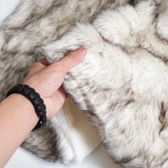 Chăn Lông Giả Lông Cáo Sang Trọng Chăn Trang Trí Giường