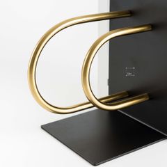 Chặn Sách Décor Hình Kèn Vàng Trang Trí Kệ