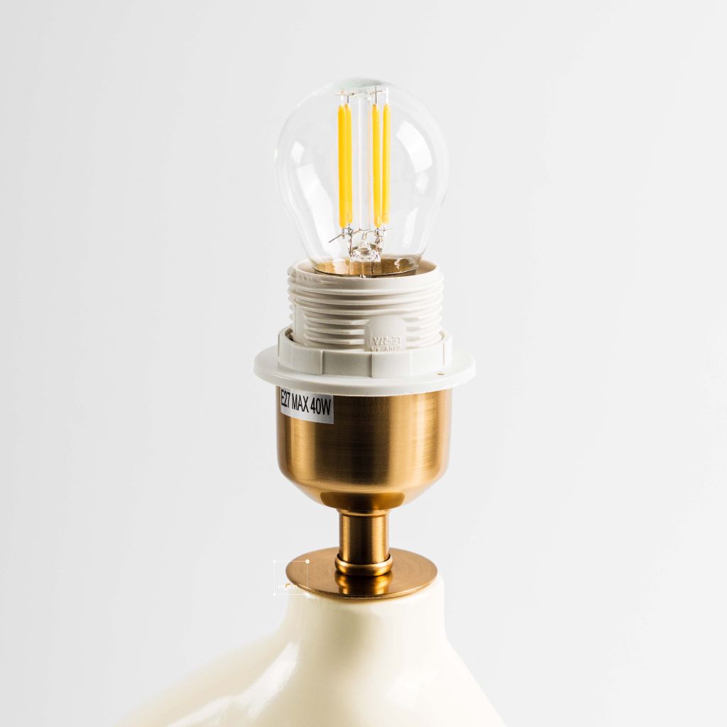 Đèn Bàn Đọc Sách Để Đầu Giường Kiểu Dáng Gợn Sóng Wabi Sabi