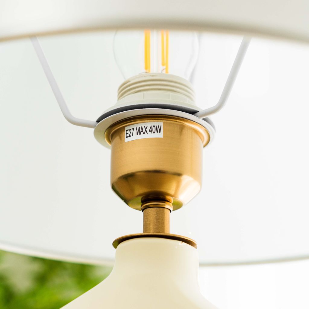 Đèn Bàn Đọc Sách Để Đầu Giường Kiểu Dáng Gợn Sóng Wabi Sabi