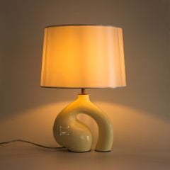 Đèn Bàn Đọc Sách Để Đầu Giường Kiểu Dáng Gợn Sóng Wabi Sabi