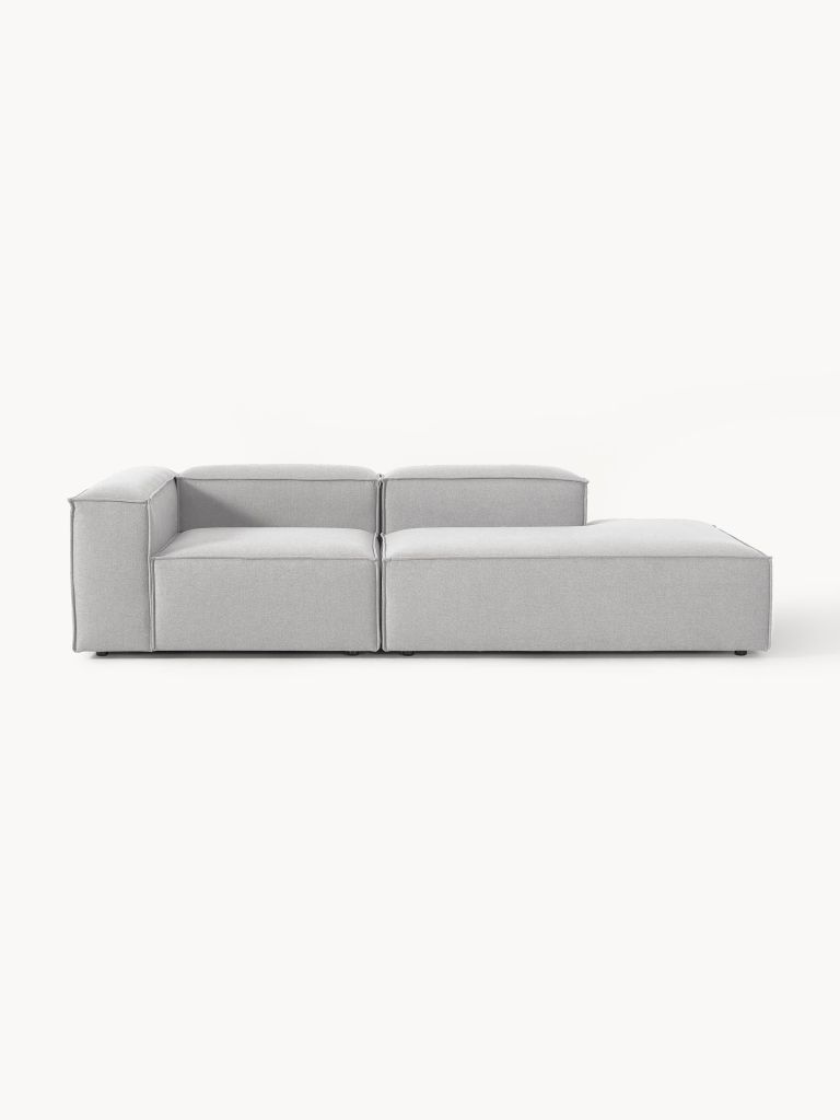 Ghế Sofa Lounge Nhung Tăm Băng Dài