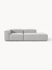 Ghế Sofa Lounge Nhung Tăm Băng Dài